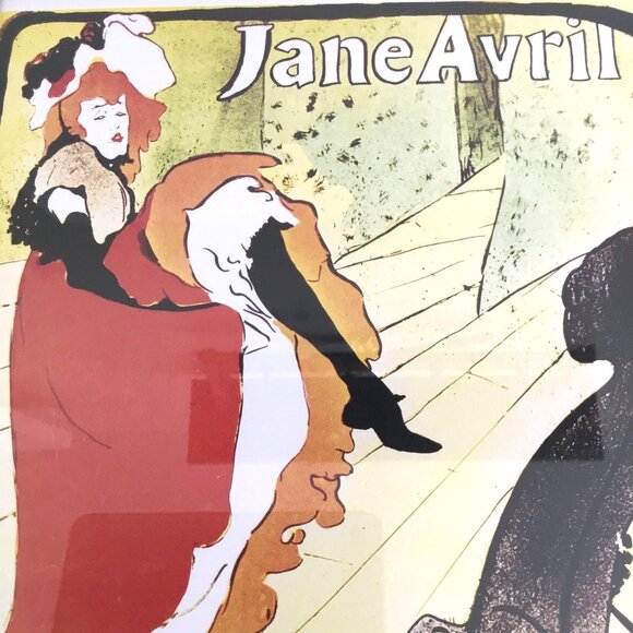 TOULOUSE-LAUTREC Framed Wall Art Jane Avril French Vintage Gallery Aesthetic - Picture 3 of 7